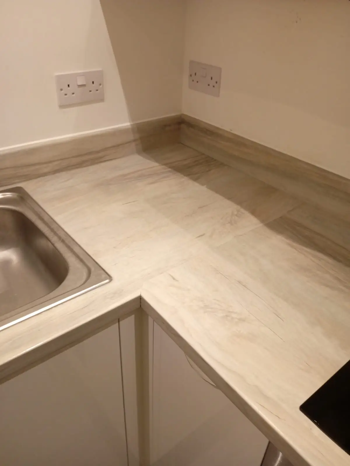 Kitchen worktop clean