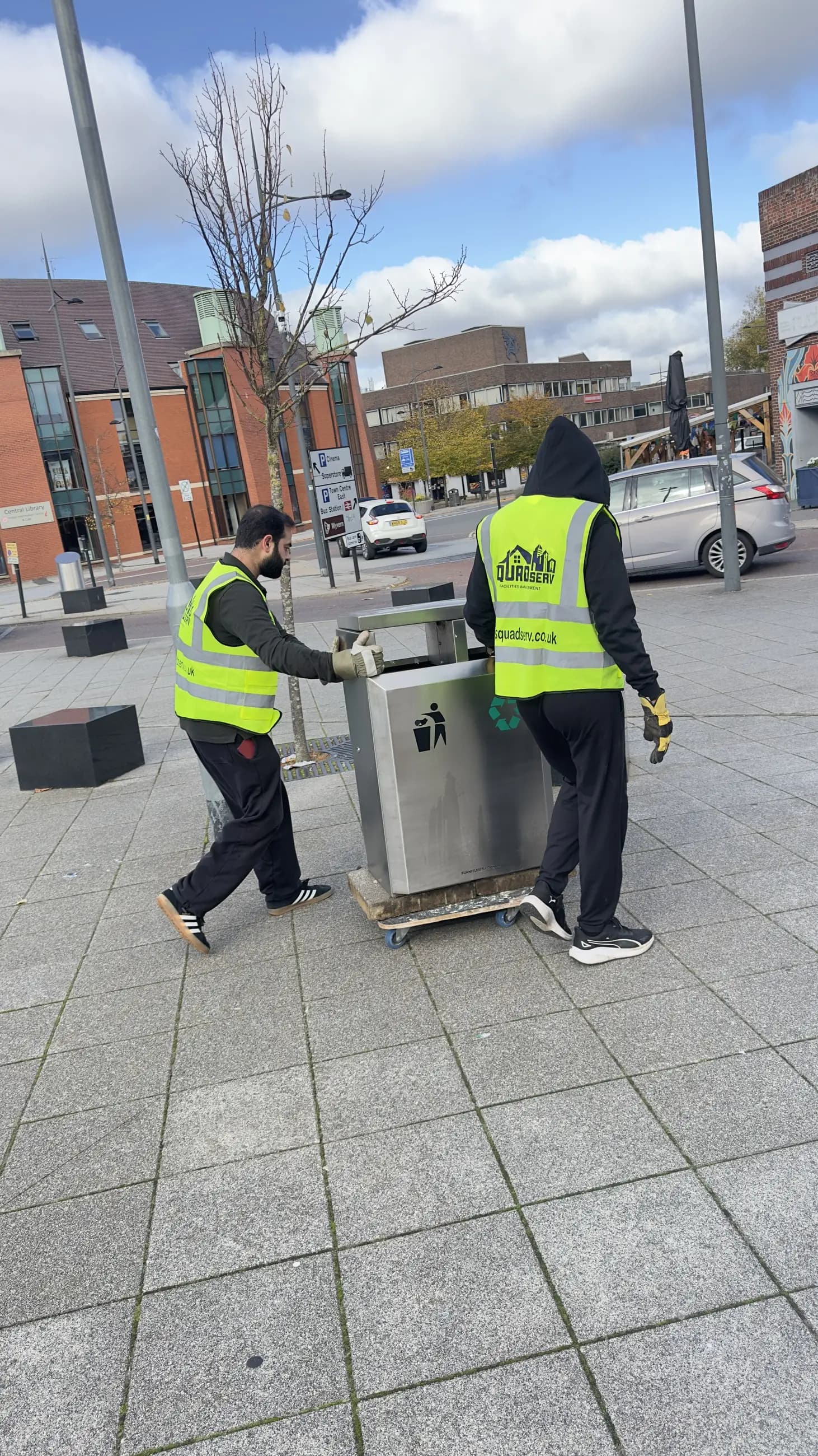 Estate litter picking