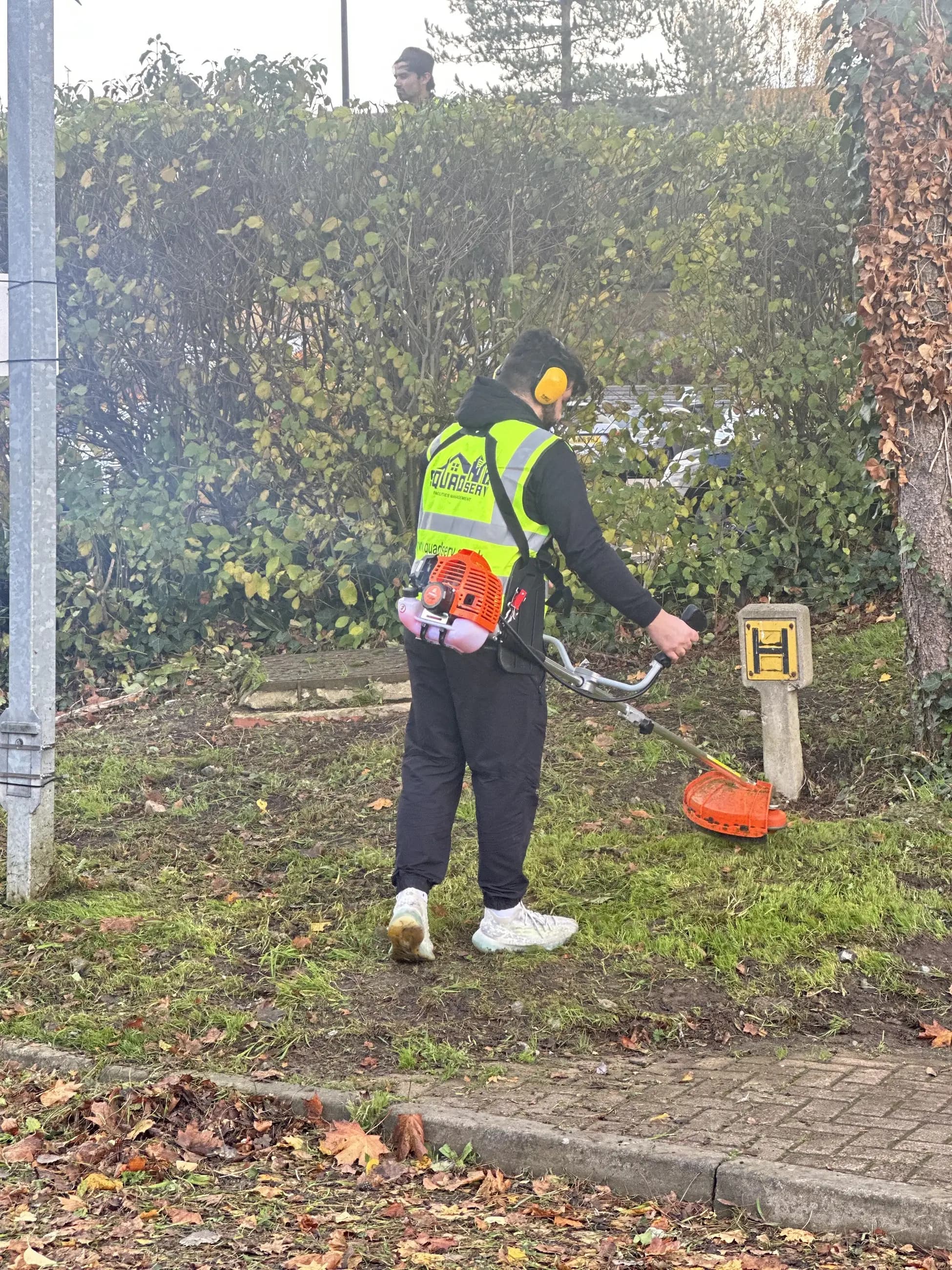 Hedge trimming grounds maintenance